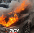 В Екатеринбурге Lada Vesta вспыхнула на парковке в Ботаническом - ИА Уральский меридиан
